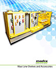 Maxi Line Shelves and Accessories by Madix, Inc.