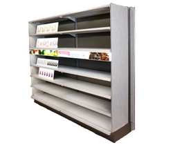 Tube Line Lighted Header Shelf