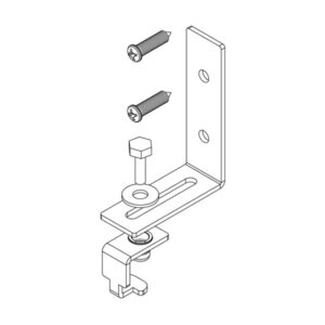 Basic Upright Top Mount Wall Anchor Bracket
