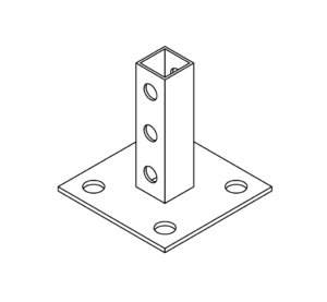 Cooler Stabilizer Wall Mount Plate