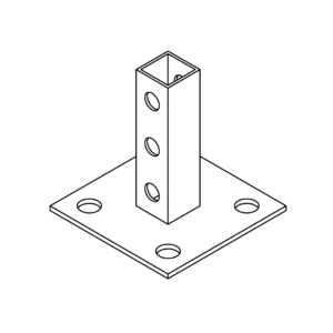 Cooler Stabilizer Wall Mount Plate