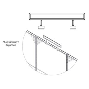 Double Stem Sign Holder for Top Spanner