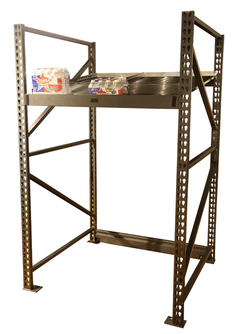 Heavy-duty @Front shelf for retail display solutions