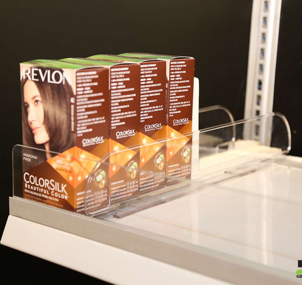 @Front roller shelf for retail space optimization