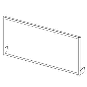 Gondola Header Sign, Basic Upright Mounted