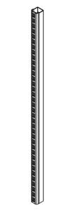 Galvanized Half Upright