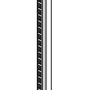 Galvanized Half Upright