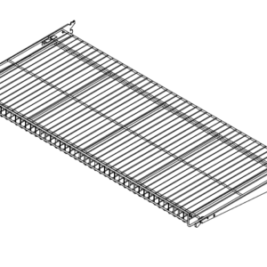 Bakery Wire Shelf with Welded Brackets