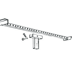 Omega Floating Upright Support Bracket