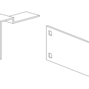 Pallet Rack Security Door Hinge Hardware Kit
