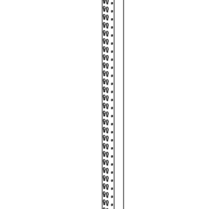 Pallet Rack Upright with Security Panel