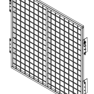 Pallet Rack Wire Grid Product Retainer