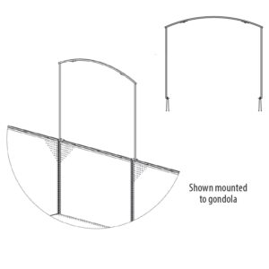 Sign Holder Basic Upright Top Mount