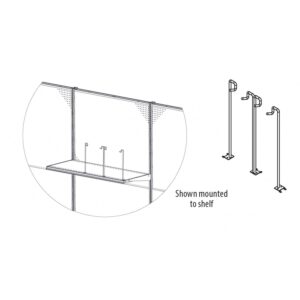 Sign Holder Shelf Mount