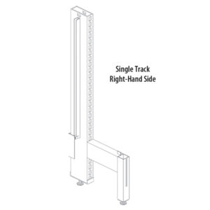 Tube Line Half Counter Uprights-Single Track End