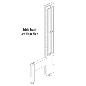 Tube Line Half Counter Uprights-Triple Track Intermediate