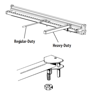 Threaded Vertical Divider Arms