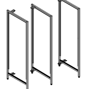 Vesta Fixture Wall Divider Panel Upright End or Intermediate