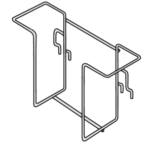 Wire Grid Brochure Holder