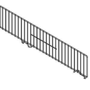 Wire Grid Shelf Divider