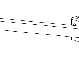 Wide Span Garden Tool Display Hook, Double