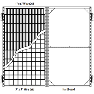 Wide Span Hinged Door Kit