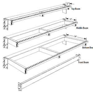 Wide Span Molding Rack Beams