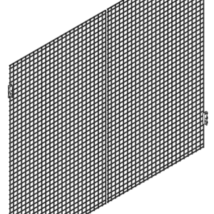 Wide Span Rear Wire Grid Security Panels