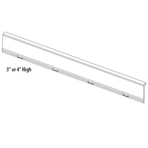 @Front Shelf Plastic Front (Heavy-Duty)