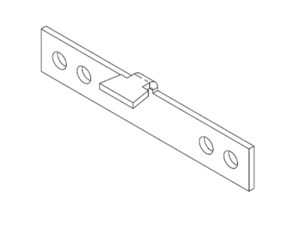 Basic Upright Wall Mount Support Bracket