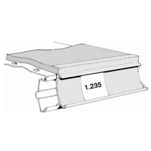 Uptilt Tag Molding
