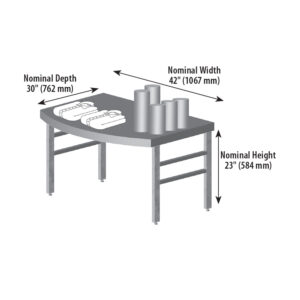 Medium Display Table