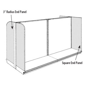 End Panels, Square & Radius