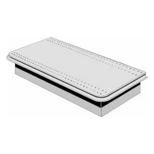 Freestanding Metal End Flat, S-Style Base Shelf