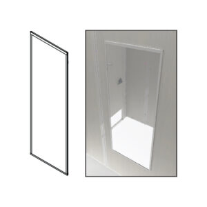 Fitting Room Metal Framed Mirror
