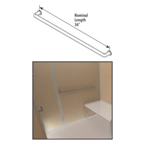 Fitting Room Grab Rail, 36"