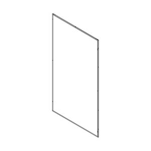 Fitting Room Wall Panel Assembly