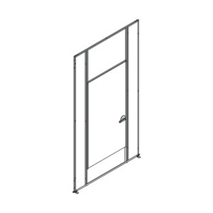 Fitting Room Panel Door Assembly