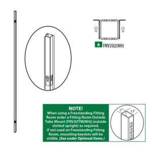 Fitting Room Outside Upright Assembly