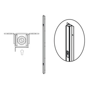 Fitting Room Upright Wall Attachment