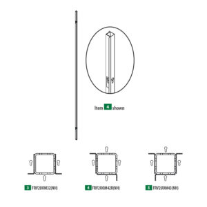 Fitting Room Upright for Outside Merchandising
