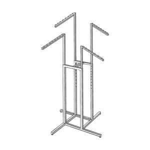 Four Way Costumer, Slant Arm