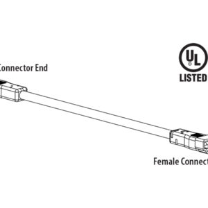 Lumelift HO LED Shelf Connector Cord, Straight