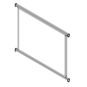 Luxe Queuing Hardboard Backs on Two (2) Sides