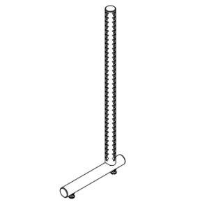 Luxe L-Uprights with Leg on One Side