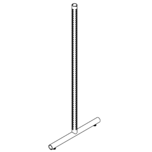 Luxe T-Uprights with Leg on Both Sides