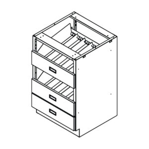 Pharmacy Metal Cabinet Bottle Unit