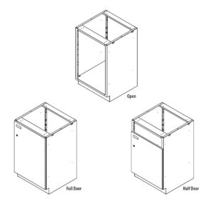Pharmacy Metal Cabinet Open Unit