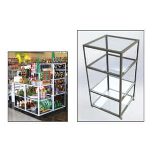 Metal Display Tower