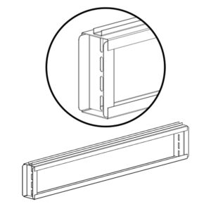 Open Back Spanner for Centered Mounted Wire Grid